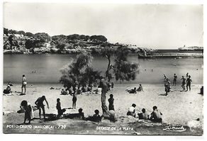 Postkarten: DETALLE DE LA PLAYA.- PORTO CRISTO / MALLORCA